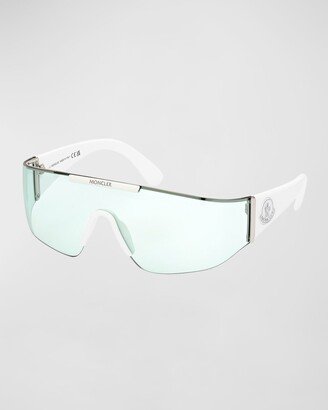 Men's Ombrate Rimless Shield Sunglasses