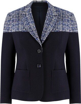 The Hour Two-Tone Navy Blazer