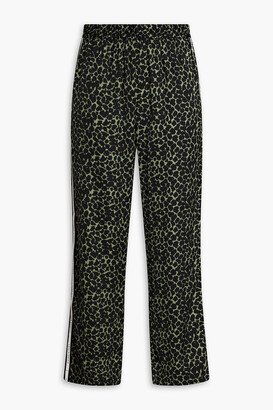 Weekend leopard-print satin pajama pants