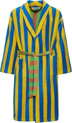 Reef Stripe cotton blend bathrobe