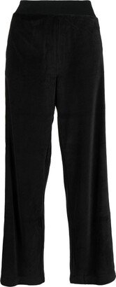 Wide-Leg Velvet Trousers-AA