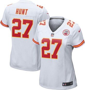 Women's Kareem Hunt White Kansas City Chiefs Game Jersey