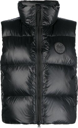 Logo-Patch Padded Gilet-AN