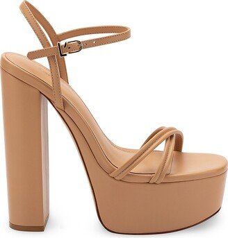 Annie 140MM Leather Platform Sandals