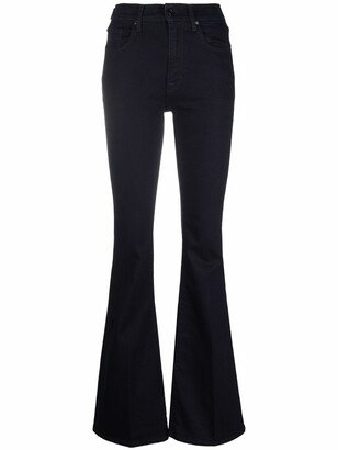 Mid-Rise Flared Jeans-AM