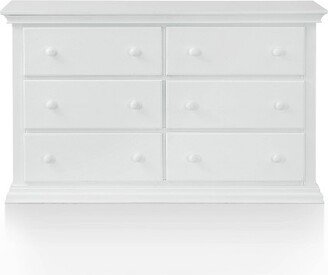 Connelly Universal 6 Drawer Double Dresser - White