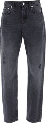 Distressed Boyfriend Jeans-AE