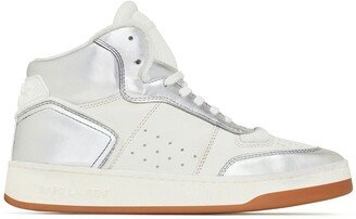 High-Top Leather Sneakers-AJ