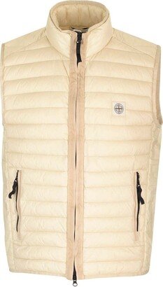 Logo Patch Puffer Vest-AD