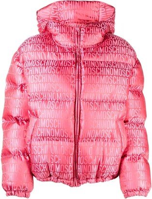 Monogram-Print Puffer Jacket