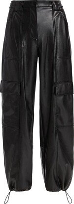 SIMKHAI Sofia Vegan Leather Cargo Pants