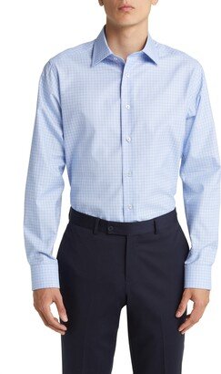 Trim Fit Dobby Fine Check Dress Shirt