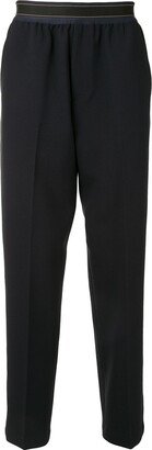 Elasticated Waist Tailored Trousers-AB