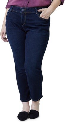 Mid-Rise Boyfriend Ankle Jeans-AA