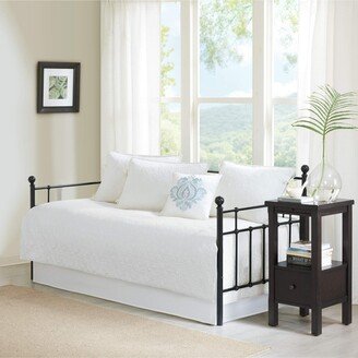 Gracie Mills Quebec 6 Piece Daybed Set, White - Daybed