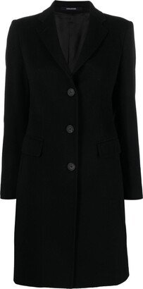 Single-Breasted Midi Coat-AC