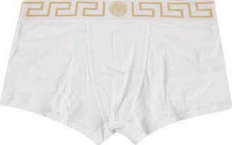 Men's White Jersey Boxer Briefs