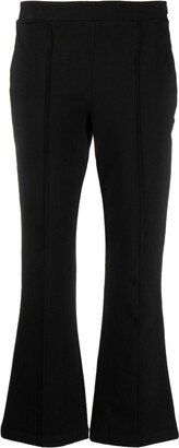 Cropped Flared Trousers-AE