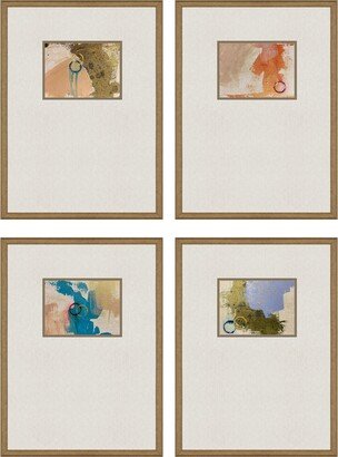 Paragon Picture Gallery Discovery I Framed Art, Set of 4