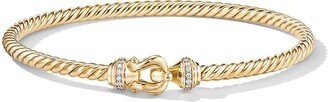 18kt yellow gold Buckle diamond bracelet