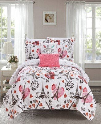 Grand Palais 5 Piece Queen Quilt Set