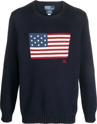 Navy Blue Cotton Jumper