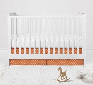 Arrows Orange Crib/Toddler ruffles/skirt