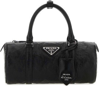 Logo-Plaque Top Handle Bag-AC