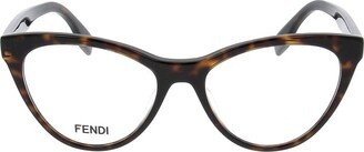 Fendi Eyewear Cat-Eye Frame Glasses-AA