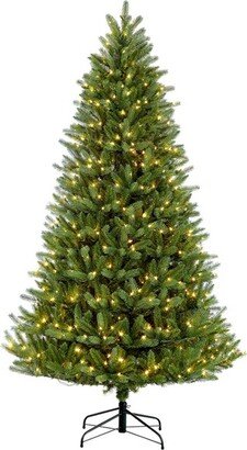 Puleo 4.5ft Pre-lit Artificial Christmas Tree Geneva Fir