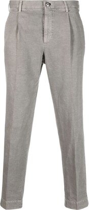 Mid-Rise Cotton-Linen Blend Chinos