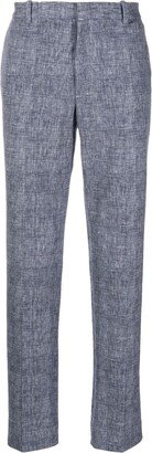 Straight-Leg Cotton Trousers-DP