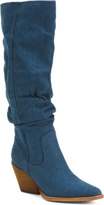 TJMAXX Riau Denim Boots For Women