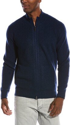 Rib Tipped Cashmere Mock Sweater-AC