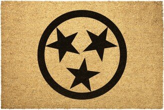 Tennessee Flag Doormat State Stars Outdoor Rug Gift For Tennessean Door Mat Front Porch Decor Housewarming Home Christmas