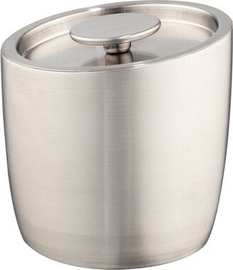 Collection Slant Brushed Ice Bucket, 1.6 Quart