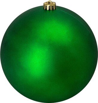 Northlight 8 Shatterproof Matte Christmas Ball Ornament - Green