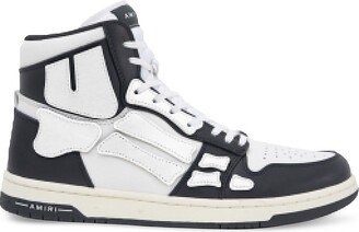 Skeltop Leather High-Top Sneakers