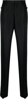 Mid-Rise Tapered Trousers-BP