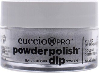 Pro Powder Polish Nail Colour Dip System - Silver Glitter by Cuccio Colour for Women - 0.5 oz Nail Powder