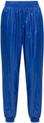 High-Waist Tapered Track Trousers