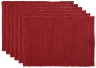 Design Import Ribbed Placemat, Set of 6