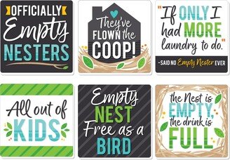 Big Dot Of Happiness Empty Nesters - Funny Empty Nest Party Decorations - Drink Coasters - Set of 6