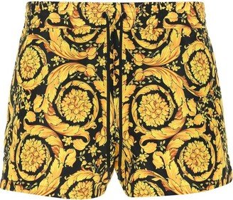 Barocco Printed Swim Shorts