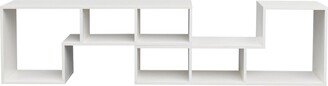 Double L-Shaped TV Stand Display Shelf Bookcase for Home Furniture