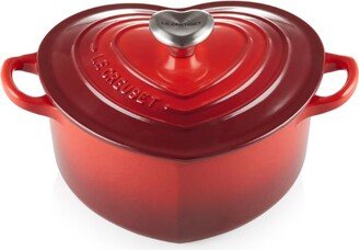 Heart Shape Cast Iron Casserole Dish (20Cm)