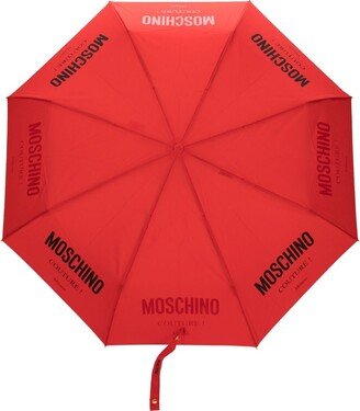 Logo-Print Compact Umbrella-AM