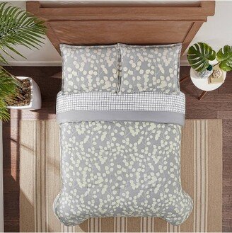 5pc Ellen Botanical Leaf Antimicrobial Bedding Set