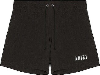 Core Logo Swim Trunks in Black