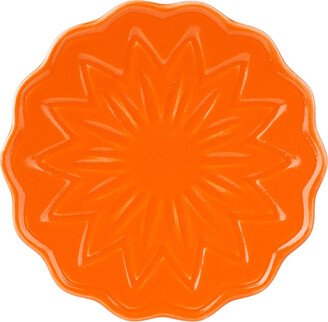 Orange Flower Plate